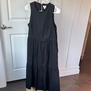 J. Crew Charcoal Ruffle Trim Top